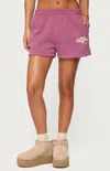 Edikted Sweat Shorts In Purple