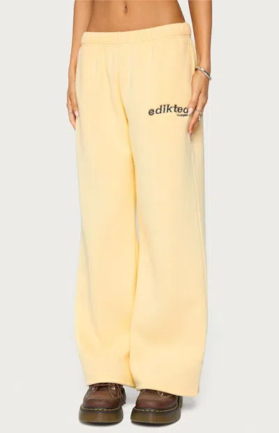 Edikted Women's West Coast Sweatpants In Yellow
