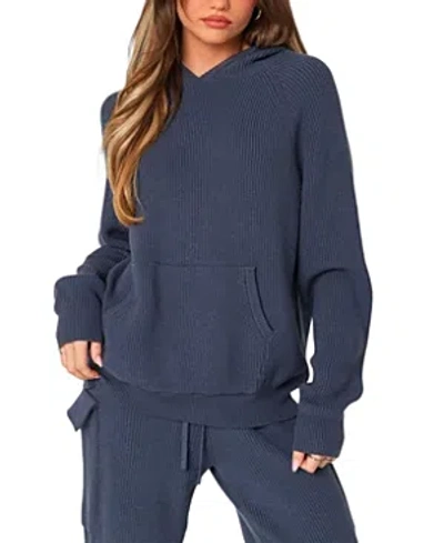 EDIKTED WYNTER OVERSIZED KNIT HOODIE