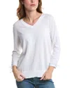 Edinburgh Knitwear Shaker Knit Sweater In White