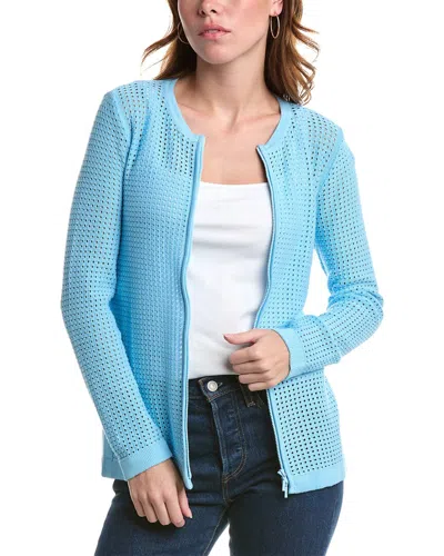 EDINBURGH KNITWEAR POINTELLE JACKET