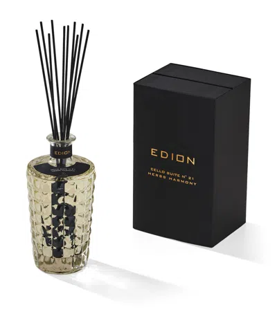Edion Cello Suite No.21 Herbs Harmony Diffuser In Transparent
