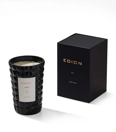 Edion Oud Candle In Black