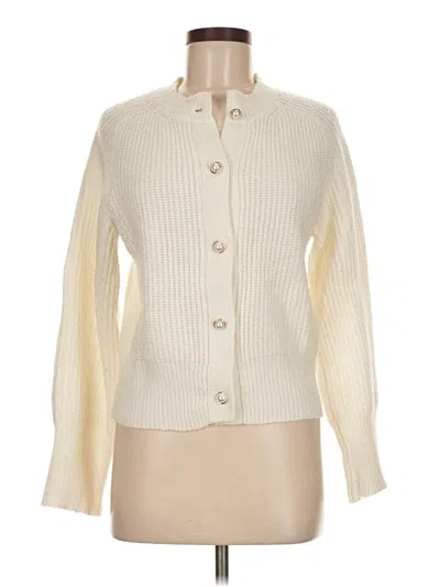 Pre-owned Edit By Jason Wu Cardigan Sweater In White