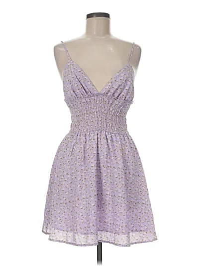 Pre-owned Edit By Nine Casual Dress In Purple