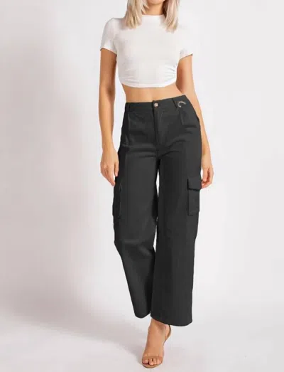 Edit By Nine Cp2002 Cargo Pants W/ Metal D-ring In Black