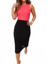 Edit By Nine Crochet Midi Skirt In Black In Black