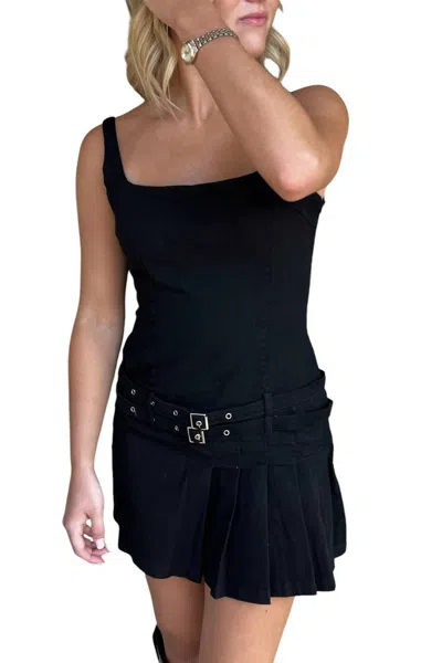 Edit By Nine Doubled Up Dress In Black