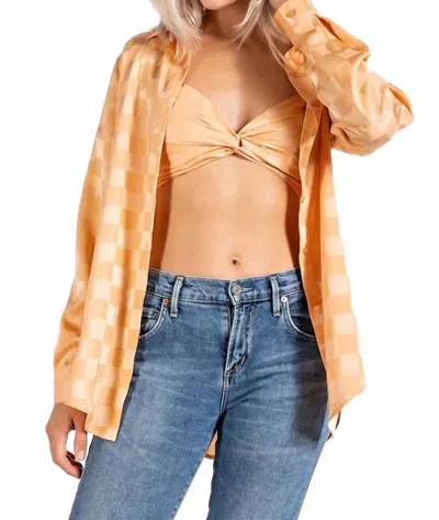 Edit By Nine Dreamsicle Set In Orange/white In Gold