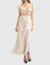 Edit By Nine Night Moves Dress In Champagne
