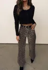 Edit By Nine Smocked Lace Square Neck Top In Black In Black