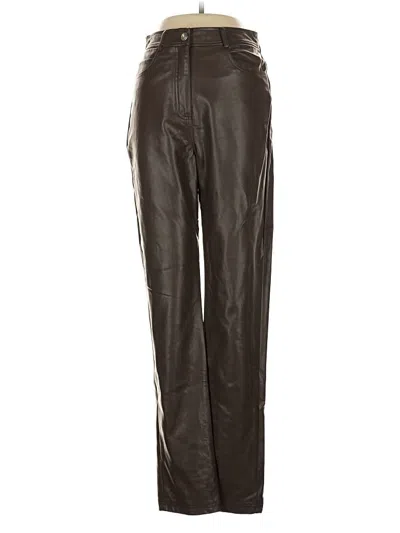 Pre-owned Edit By Nine Track Pants In Brown