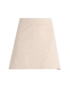 Edited Francisca Knit Skirt Woman Mini Skirt Beige Size 10 Ecovero Viscose, Polyester, Polyamide In Beige