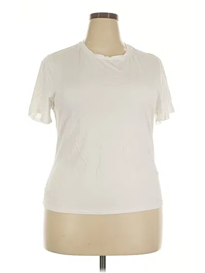 Pre-owned Edited Short Sleeve Turtleneck In Ivory