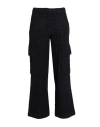 Edited Thordis Trousers Woman Pants Black Size 10 Cotton, Polyacrylic, Recycled Polyester In Black
