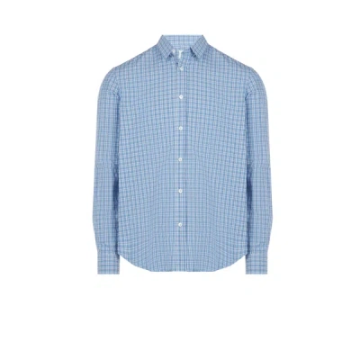 Editions 102 Checked Shirt In Blue