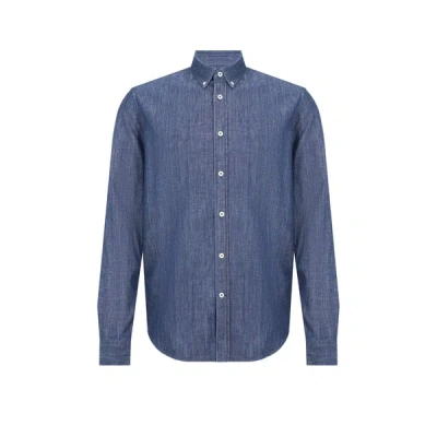 Editions 102 Chemise Denim In Blue