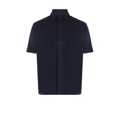 Editions 102 Straight Cotton Shirt In Gray