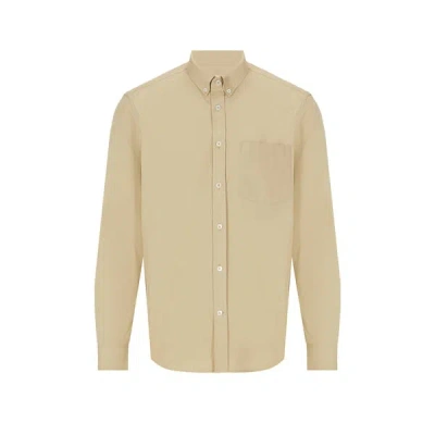 Editions 102 Heavy Cotton Shirt In Beige