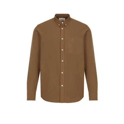 Editions 102 Cotton Shirt In Marron