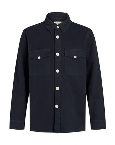 Editions 102 Man Jacket Midnight Blue Size Xxl Recycled Cotton, Cotton