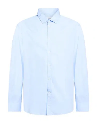 Editions 102 Man Shirt Light Blue Size Xxl Organic Cotton