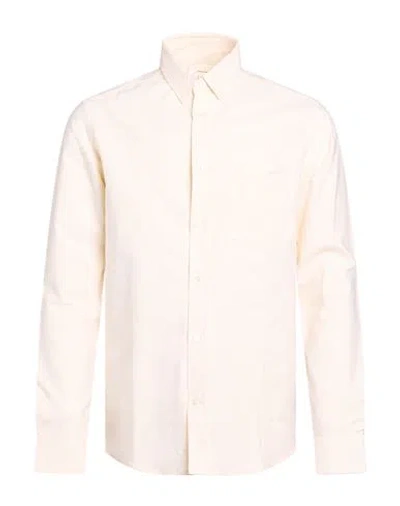 Editions 102 Man Shirt Pastel Yellow Size Xxl Organic Cotton In Pink