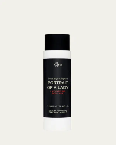Editions De Parfums Frederic Malle Portrait Of A Lady Body Milk, 6.7 Oz. In Transparent