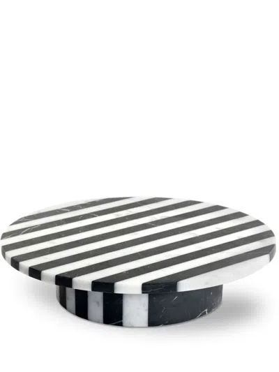 Editions Milano Alice Marble Cake Stand In Black