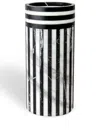 Editions Milano Bloom 1 Marble Vase In Black