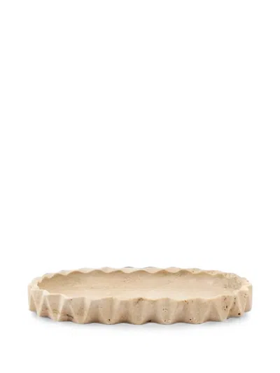 Editions Milano Fold Oval Tray In Neutral