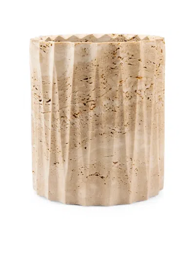 Editions Milano Fold Stone Basket In Neutral