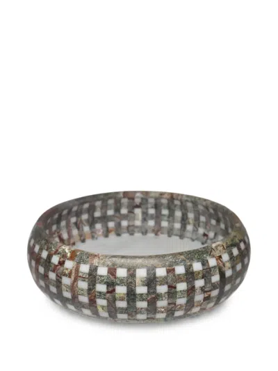 Editions Milano Lace Marble Centerpiece In Green