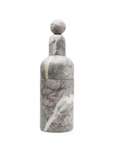 Editions Milano Large Cooler Marble Wine Cooler In Gray