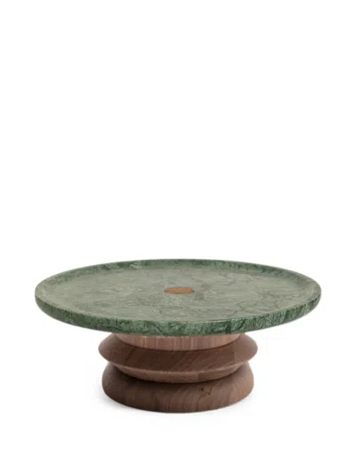 Editions Milano M Ceremony Marble Cake Stand In Green