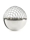 Editions Milano Magellano Spherical Vase (15cm) In Silver