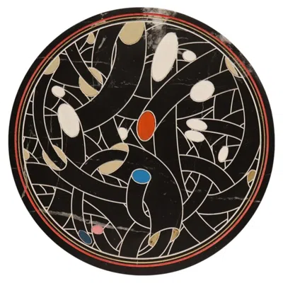 Pre-owned Editions Milano Marblelous Xii Decorative Plate By Federico Pepe In Black