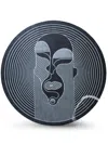 Editions Milano Marblelous Xiii Marble Plate In Black