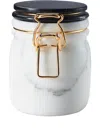 Editions Milano Miss Marble Latch-fastening Jar In Schwarz