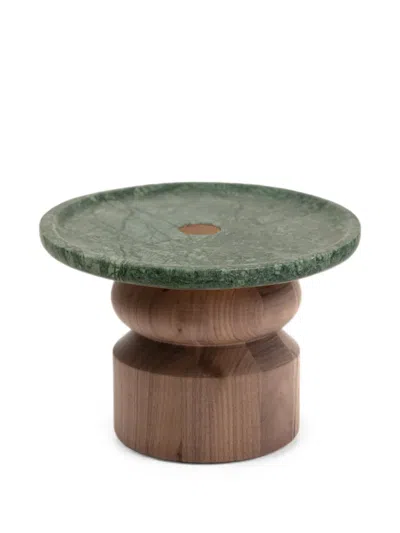 Editions Milano S Ceremony Marble Cake Stand In Brown