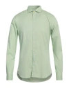 Edizioni Limonaia Man Shirt Light Green Size 15 ¾ Cotton