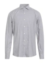 Edizioni Limonaia Man Shirt Midnight Blue Size 16 Cotton In Gray