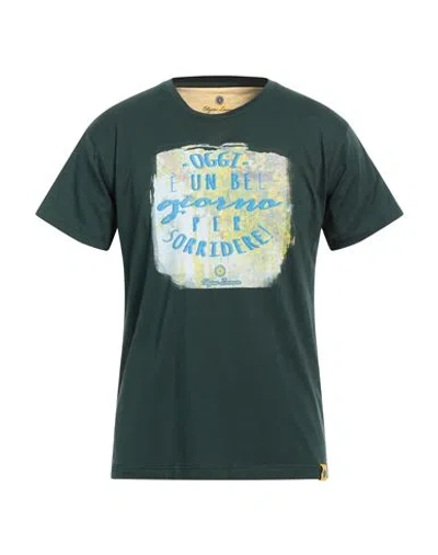 Edizioni Limonaia Man T-shirt Emerald Green Size L Cotton