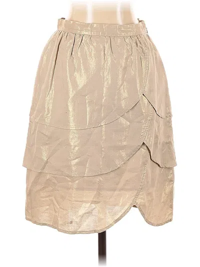 Pre-owned Edme & Esyllte Casual Skirt In Gold