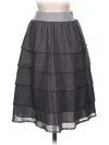Edme & Esyllte Casual Skirt In Gray