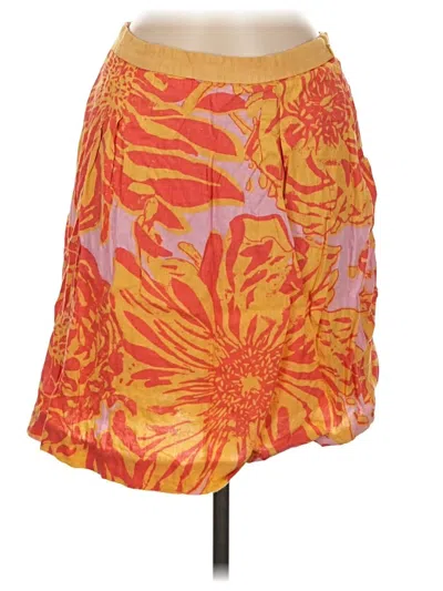 Pre-owned Edme & Esyllte Casual Skirt In Orange