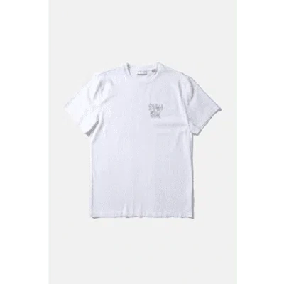 Edmmond - Screen Logo Print T-shirt Plain White
