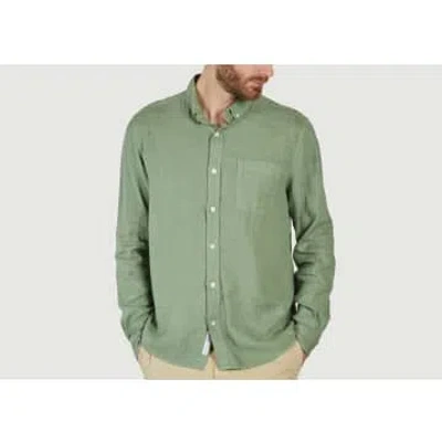 Edmmond Linen Shirt In Green