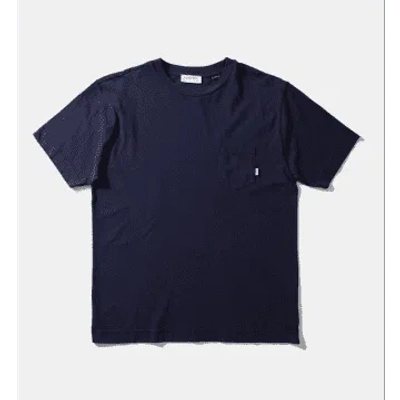 Edmmond Studio Navy Pocket Core T-shirt In Blue