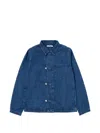 Edmmond Studios Avail Stone-wash Denim Jacket In Multi
